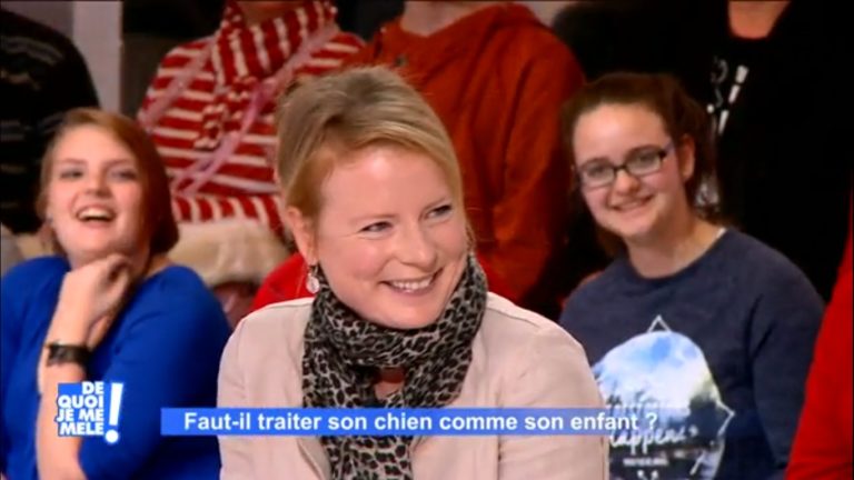 Emission De quoi je me mêle avec Julie Willems, éthologue-comportementaliste canin